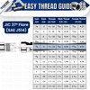 TL Topline 1/2" Body with 90 deg. Elbow 3/8” JIC