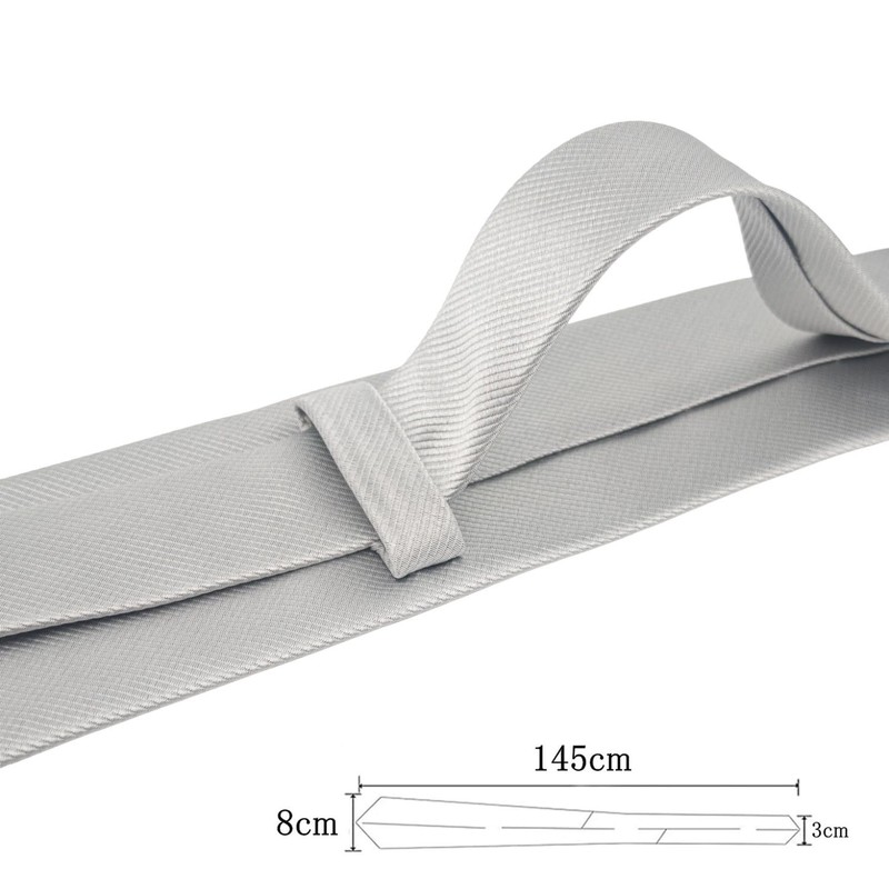 [Ysintl] ネクタイ 無地 大剣幅8cm 全長145m 洗濯可能 ビジネス 結婚式 就活 入学式