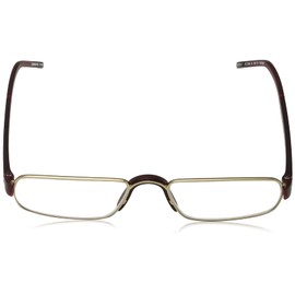 Rodenstock Unisex Leesbril Proread R2180 Lesehilfe bei Weitsichtigkeit Brille mit leichtem Edelstahlgestell 1 5 2, Grau/Braun, 1,0 EU