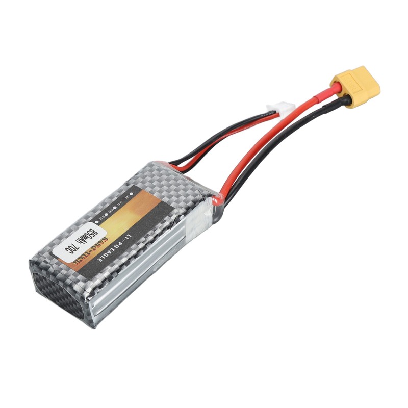 Drone Lithium Battery 11.1V 3S 850mah with XT60 Plug RC