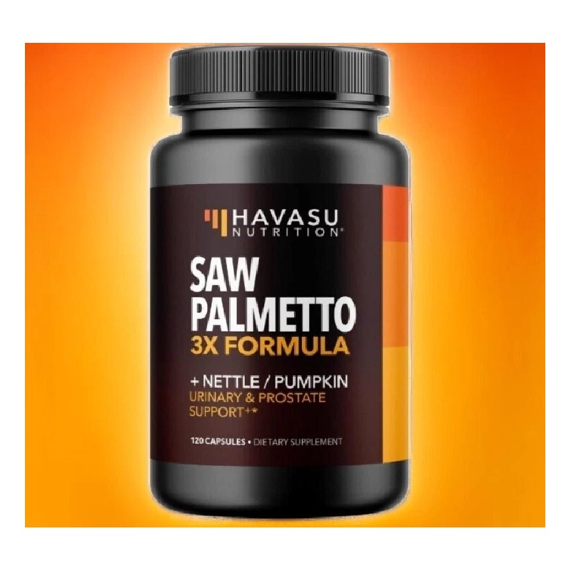 Havasu Nutrition, 2 PACK, Saw Palmetto 3X Formula, 120 caps