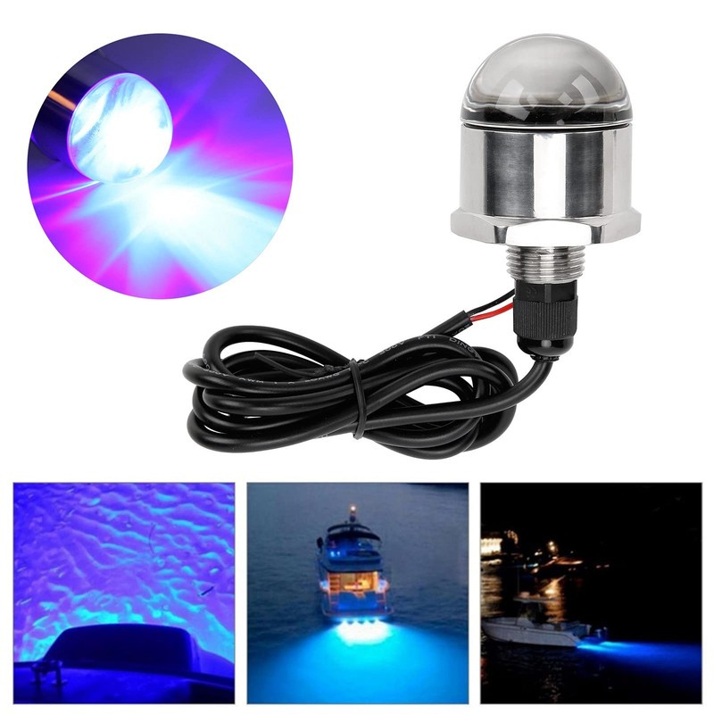 Blue Boat Lighting 9 LED Boat Underwater Lighting 12 V