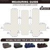 TAOCOCO 100% Waterproof Recliner Sofa Covers 3 Seater, Split Couch