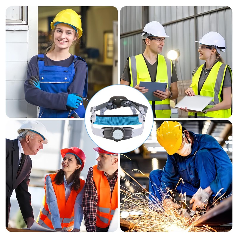 SUTETLW 10 PCS Hardhat and Safety Helmet Sweatband, Flame-Resistant, Unique