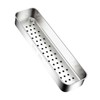 Silverware Tray Stainless Steel Widened Splash Proof Cutlery Organizer for