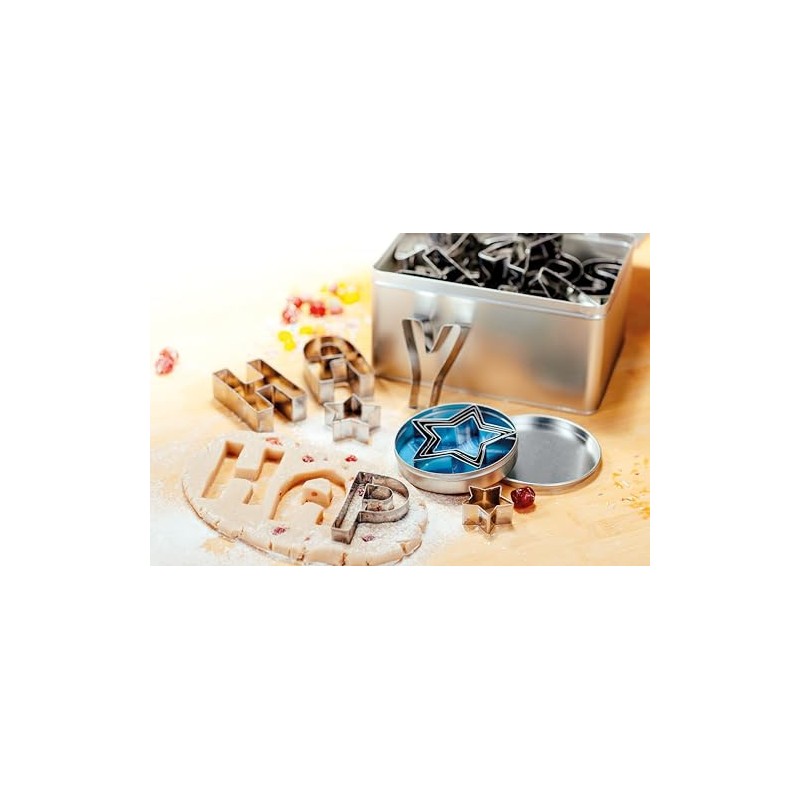 Judge Bakeware, 6 Piece Round Crinkle Edge Cutters