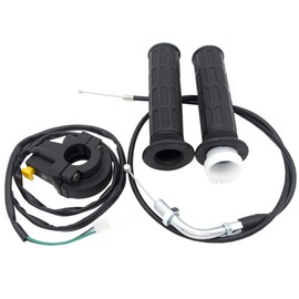 Royitay Throttle Cable 7/8" 22mm Handlebar Grip Throttle Cable Kill Switch Set For 49cc to 80cc Engine Parts Motorized Bicycle Push Bike