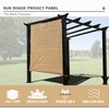 Alion Home Sun Shade Panel Privacy Screen with Grommets on