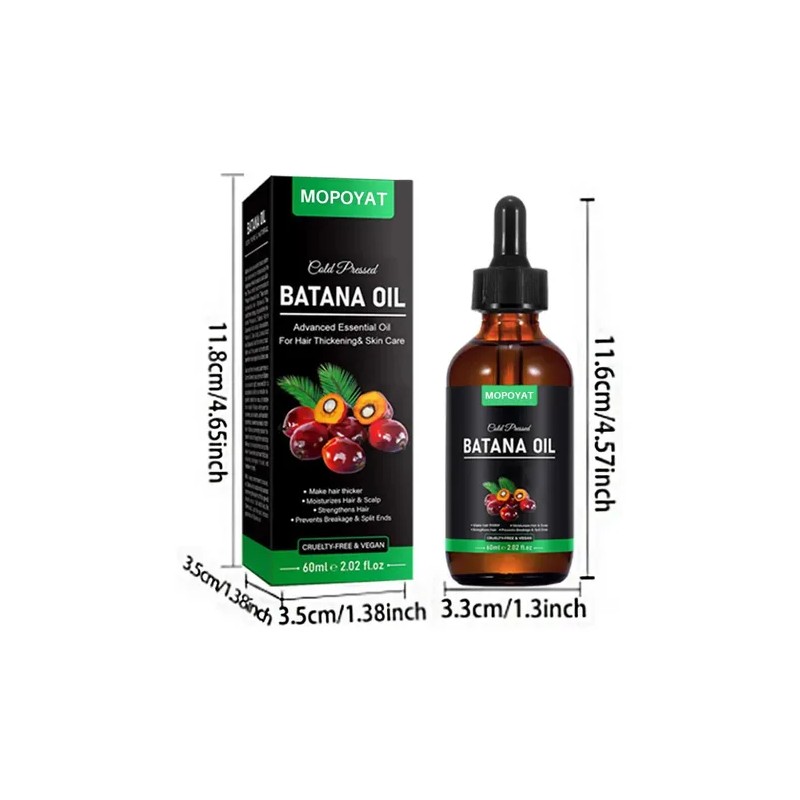 2pcs Aceite De Batana,mejora El Brillo Del Cabello Y La