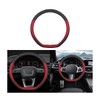 Adunsiaoto Universal Steering Wheel Cover, Nappa Leather Perforated Spliced Car