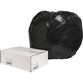 Nature Saver 00992 Trash Can Liners,Rcycld,56 Gal,1.25mil,43-Inch x48-Inch,100/BX,BK