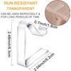 24 Pcs Transparent Tablecloth Clips, Plastic Table Cloth Clips，Windproof Table