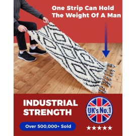 DIY Doctor Heavy Duty Double Sided Tape 21mm x 20m Strong Adhesive No Residue for Carpets