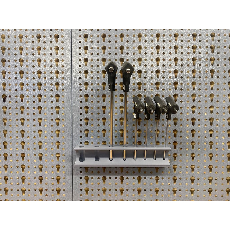 Hexagon Socket T-Handle Holder for Küpper Accessories Perforated Wall System