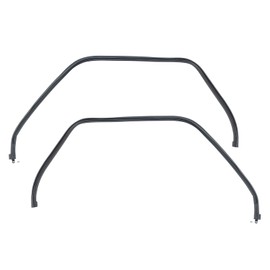 Roof Side Drip Rail Weatherstrip Seals LH RH Pair Fits 1967-68 Mustang 2-Door Hardtop Coupe (C7ZZ-6551222-3)