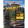Brightever Solar String Lights for Outside with Remote, 150FT Commercial