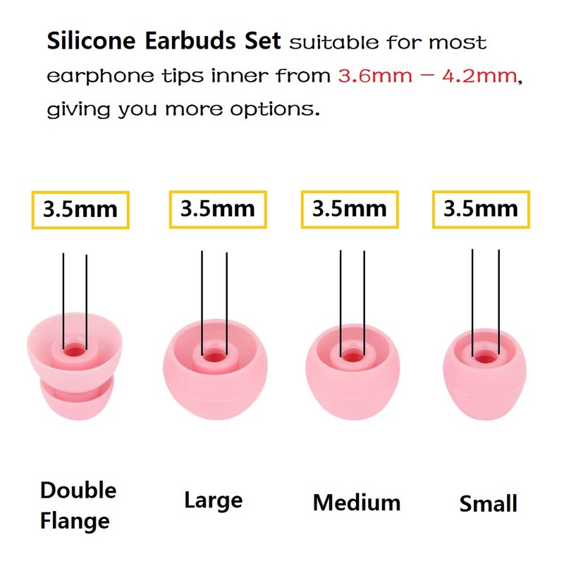 CYADCI Ear Tips Replacement Earbud Tips Compatible with Beatsx,Compatible with