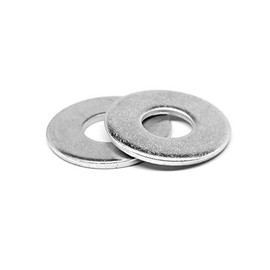50 Pieces 316 Marine Grade Stainless Steel Flat Washer, 1MM Thick, 3/8" OD, 0.177" ID (50) arandela Plana