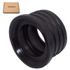 SKIR'CO (2 pcs) Black 50 x 40 mm Rubber Sleeve
