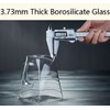 Glass Pitcher with Handle, Milk and Cream Pitcher Cup Jug,