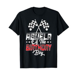 Race Car Abuela Of The Birthday Boy Racing Family Pit Crew T-Shirt