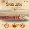 Amish Made Western Leather Tool Belt (50, Waxed Brown)