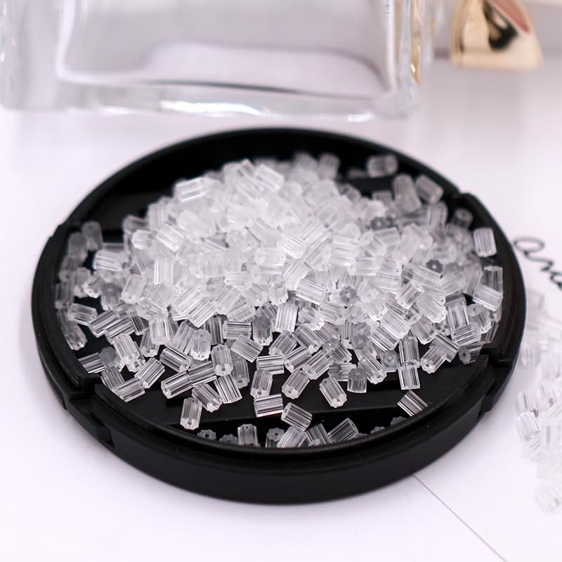Kerryjewl Silicone Earring Backs,100pcs Soft Clear Plastic Earring Backs Replacement