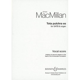 Tota pulchra es: mixed choir (SATB) and organ. Partition de chœur.