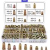 WJMY Screw Nut Threaded Inserts Wood Screw Thread 135 Pieces
