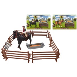 KandyToys TY2209 Horse and Rider Playset