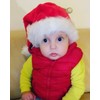Ciffre Baby Christmas Hat Santa Hat Plush Edge Red Christmas