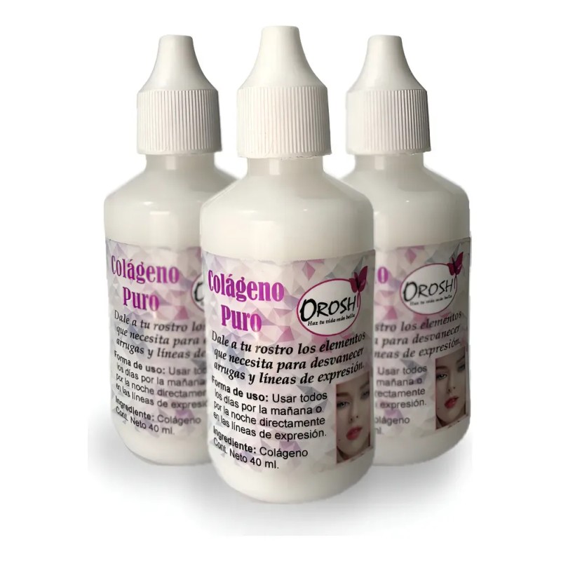 Colágeno Puro Antiarrugas 100% Rejuvenecedor Antiedad 3 Pack