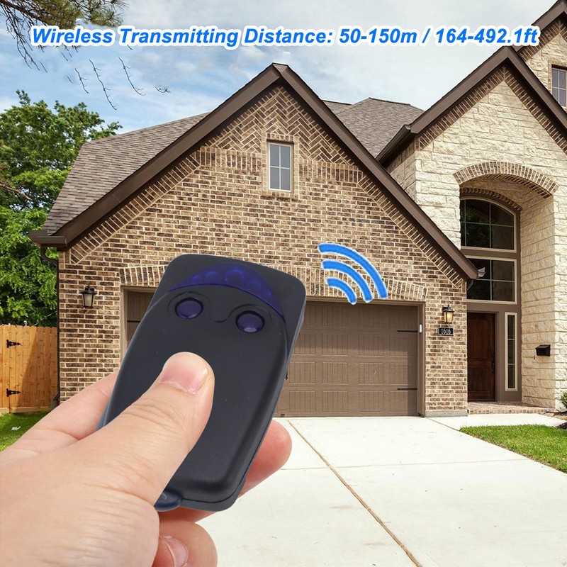 Garage Door Remote 433.92mhz 50‑150M Wireless Portable Garage Door Remote