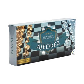 Novelty Corp - Ajedrez Magnético, Juego de Mesa, Mejora Agilidad Mental, Juegos Clásicos y Tradicionales, Tablero Plegable                            