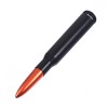 VMS Black Orange Tip 50 Caliber Bullet Antenna AM FM