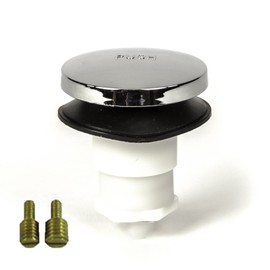 Toe Touch (Tip Toe, Foot Actuated) Bath Tub/Bathtub Drain Stopper Includes 3/8" and 5/16" Fittings Chrome