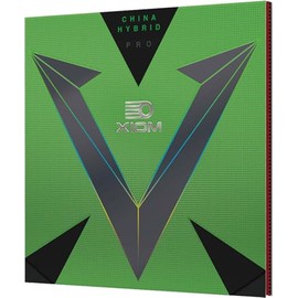 XIOM Pro H Table Tennis Rubber (Red, 2.0)