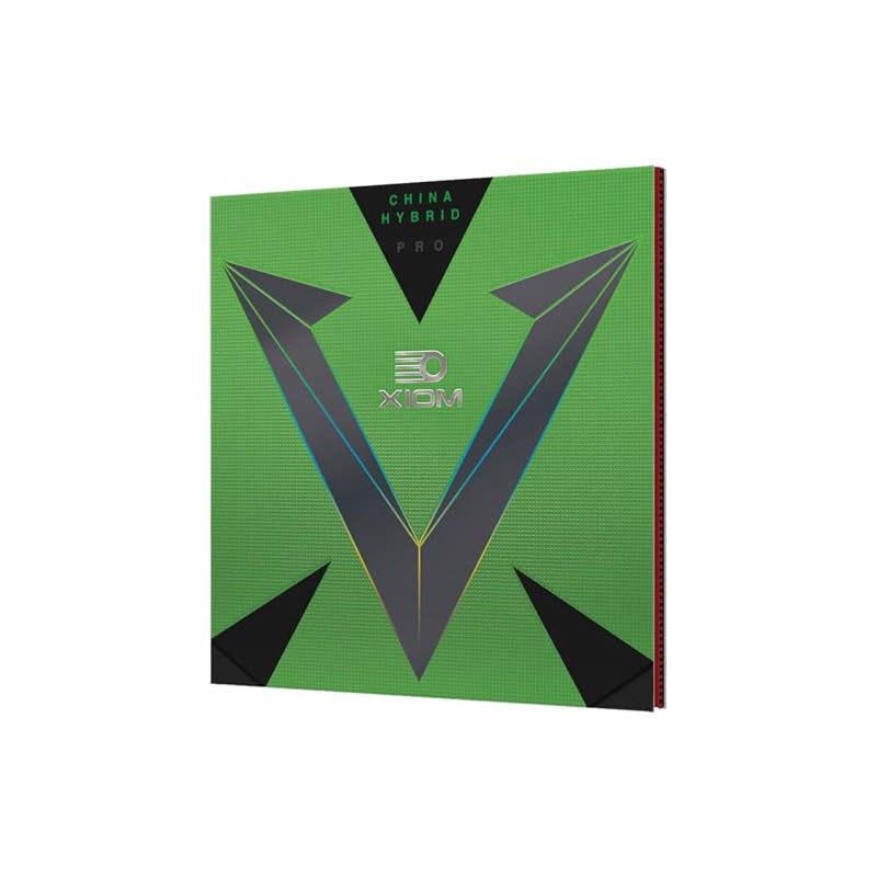 XIOM Pro H Table Tennis Rubber (Red, 2.0)