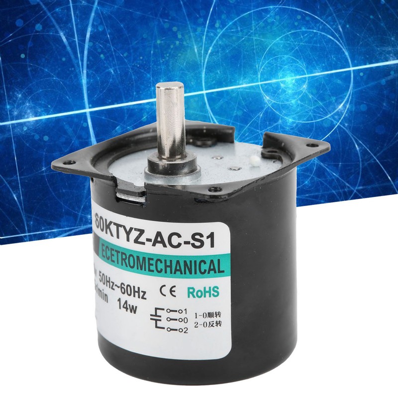 Mini Motor AC Synchronous Metal Gear Slow Speed Permanent Magnet