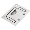76mm Flush Pull Handle Square 316 Stainless Steel Polishing Lifting