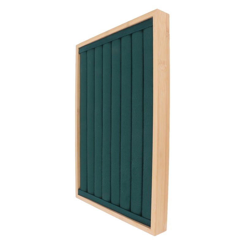 Rings Tray 7 Rows Stackable Protective Scratch Proof Lining Drawer