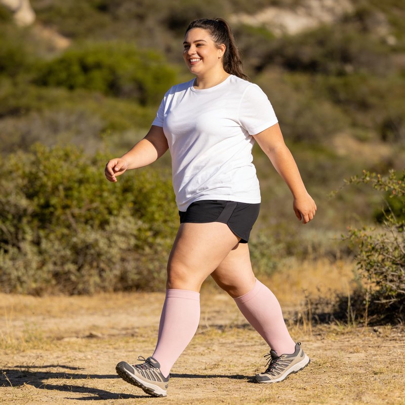 Abodhu Plus Size Compression Socks for Women& Men 15-20mmHg Wide