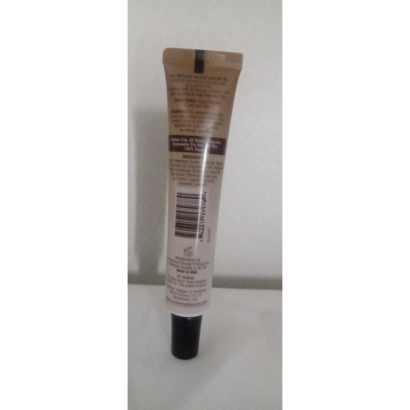 VIA NATURAL 3 VIA NATURAL 100% NATURAL BLACK CASTOR OIL
