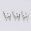 Unbranded 10 Alpaca Charms Double 2 Sided Antique Silver Tone
