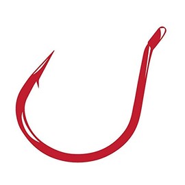Gamakatsu Finesse Wide Gap Hook-Pack Of 25 (Red, 1)