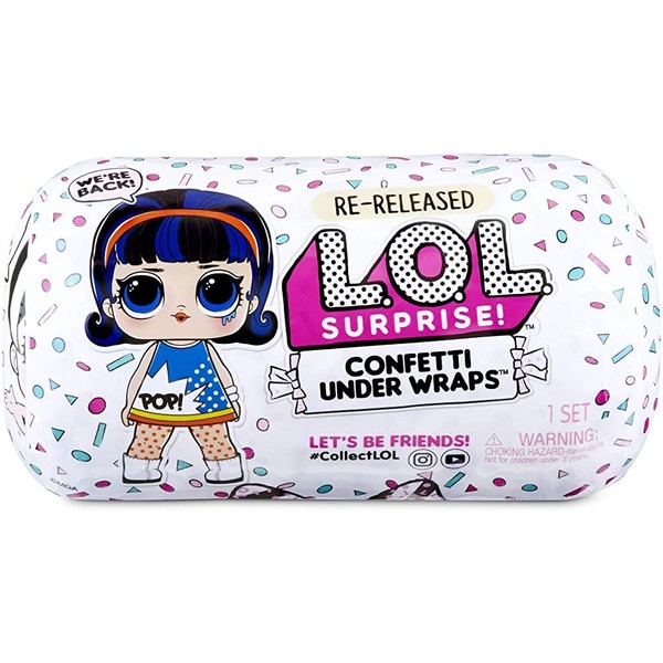L.O.L. Surprise! Confetti Present Surprise â Re-Released Doll with 15 Surprises