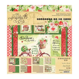 Graphic 45 Sunshine on My Mind 8x8 Paper Pad