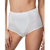 Wonderbra Womens Firm Control Full Panty Shapewear-briefs, White, Large US