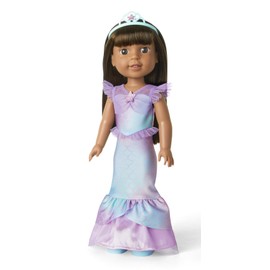 American Girl WellieWishers 14.5-inch Doll 2-in-1 Sparkly Mermaid Outfit with Headband and Ballet Flats, For Ages 4+