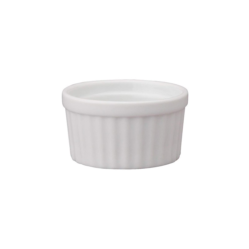 HIC Kitchen Mini Butter Crock Ramekin, Fine Porcelain, For Serving